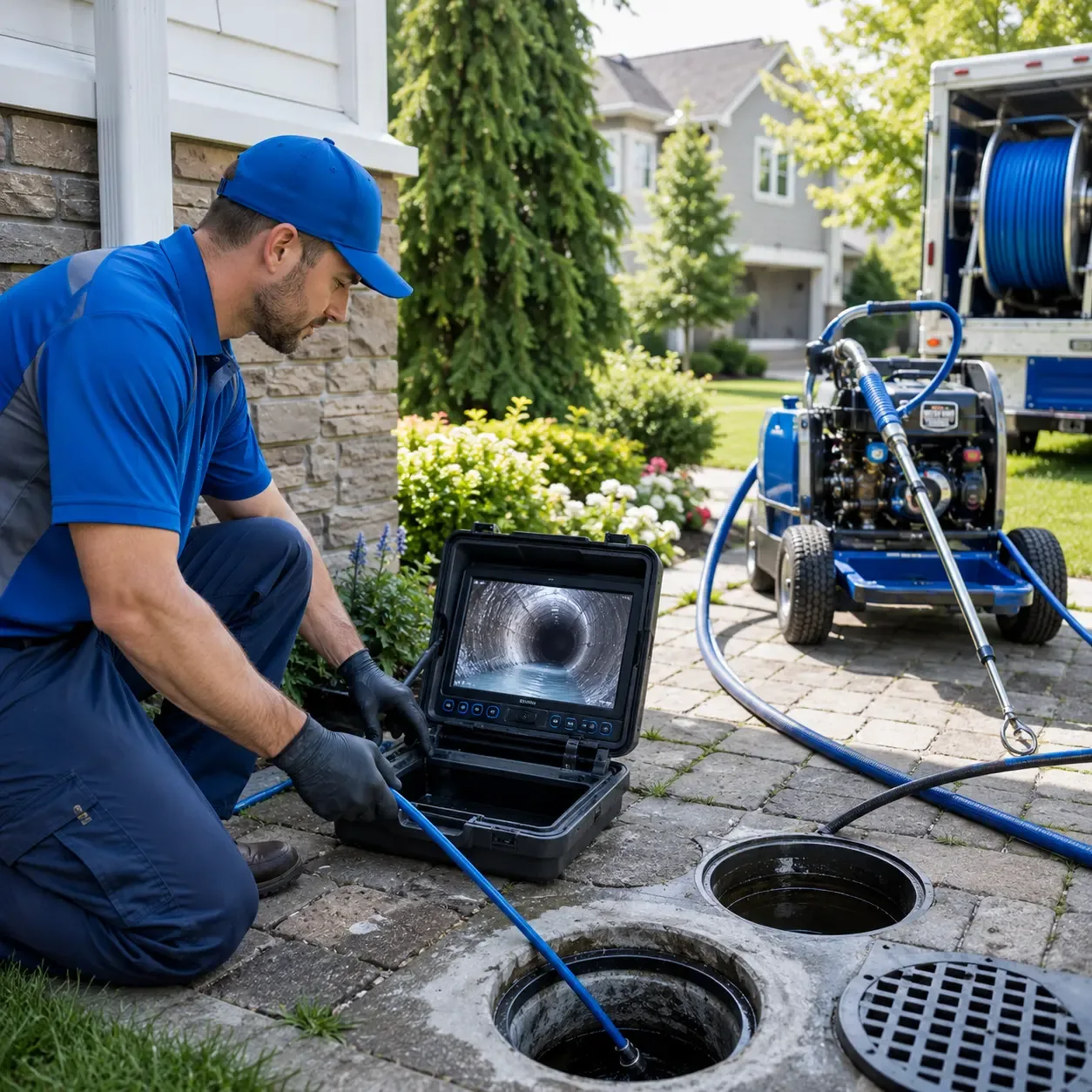 Outdoor drain cleaning professionals serving Temple, OK